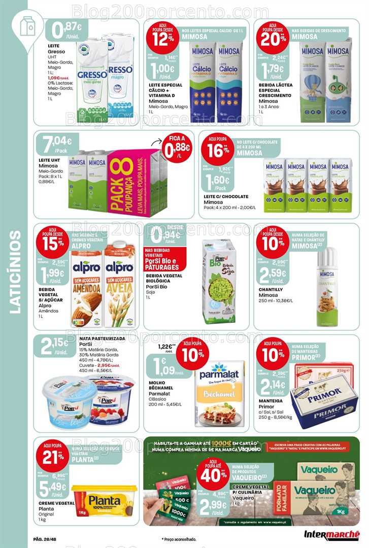 Antevisão Folheto INTERMARCHÉ Super Promoções de 18 a 24 dezembro