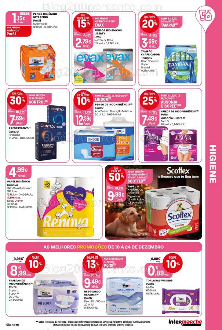 Antevisão Folheto INTERMARCHÉ Super Promoções de 18 a 24 dezembro