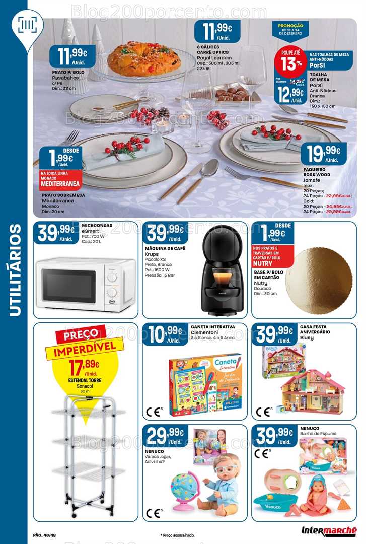 Antevisão Folheto INTERMARCHÉ Super Promoções de 18 a 24 dezembro