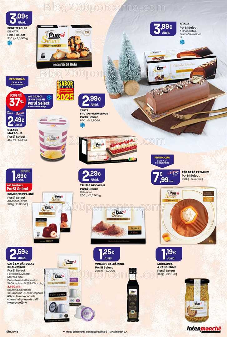 Antevisão Folheto INTERMARCHÉ Super Promoções de 18 a 24 dezembro