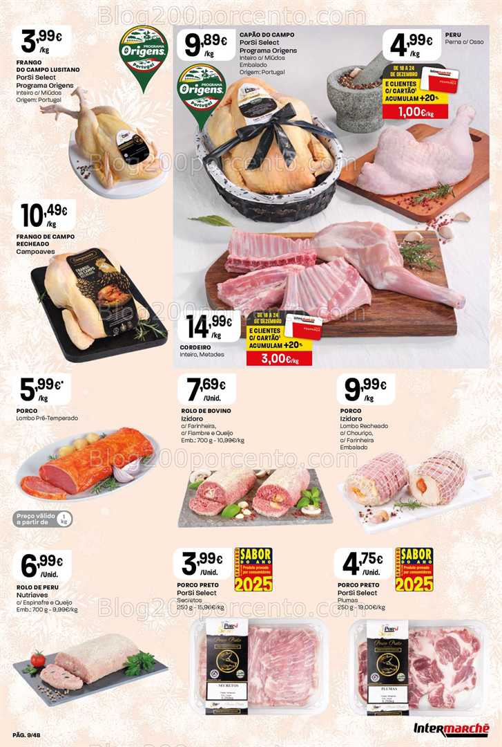 Antevisão Folheto INTERMARCHÉ Super Promoções de 18 a 24 dezembro