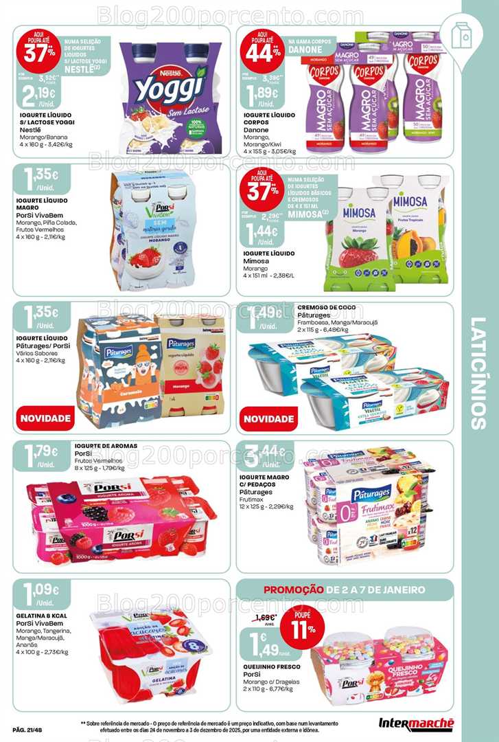 Antevisão Folheto INTERMARCHÉ Super Promoções de 2 a 7 janeiro
