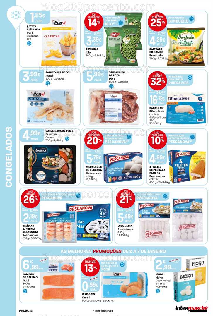 Antevisão Folheto INTERMARCHÉ Super Promoções de 2 a 7 janeiro