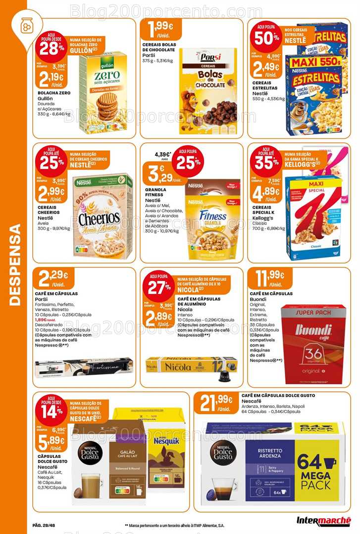 Antevisão Folheto INTERMARCHÉ Super Promoções de 2 a 7 janeiro