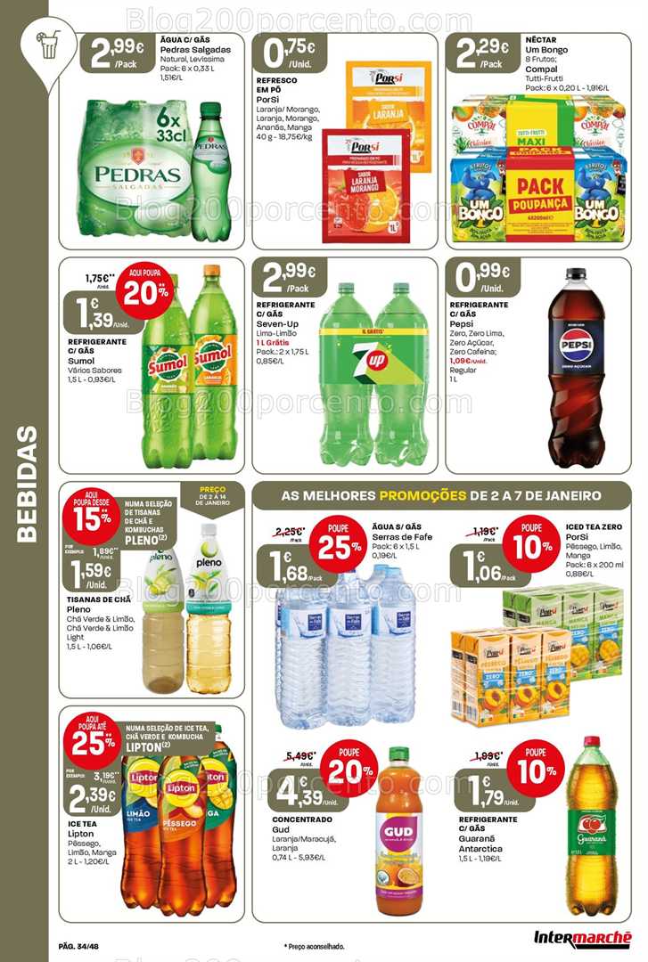 Antevisão Folheto INTERMARCHÉ Super Promoções de 2 a 7 janeiro