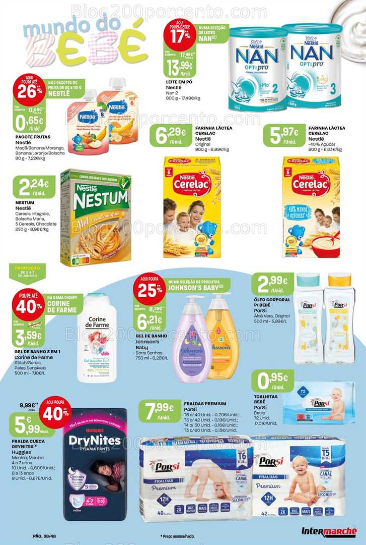 Antevisão Folheto INTERMARCHÉ Super Promoções de 2 a 7 janeiro