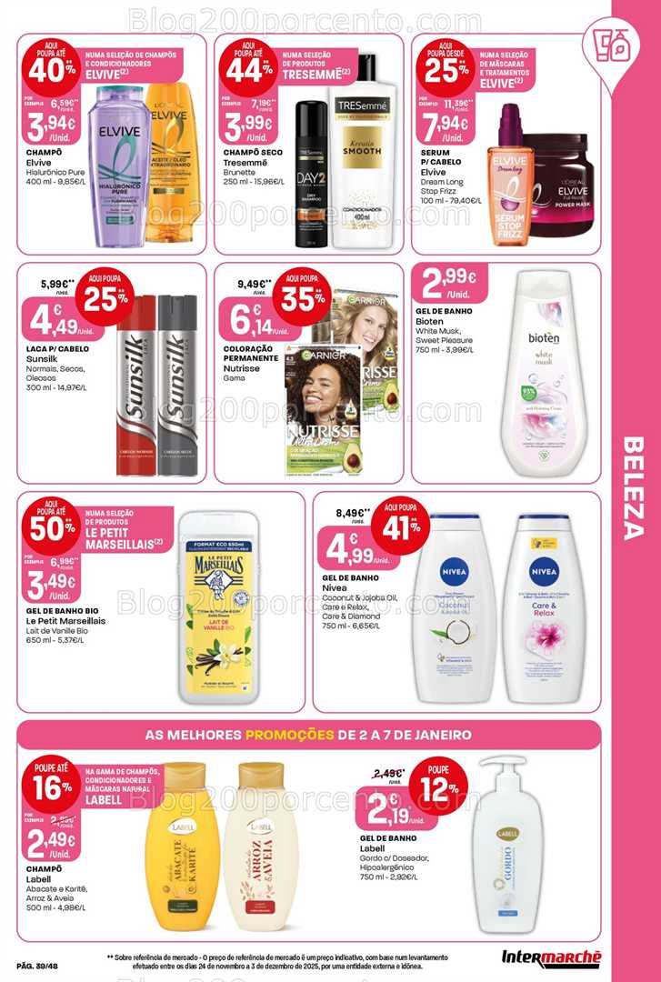 Antevisão Folheto INTERMARCHÉ Super Promoções de 2 a 7 janeiro