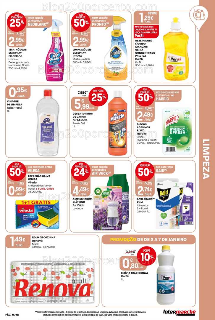 Antevisão Folheto INTERMARCHÉ Super Promoções de 2 a 7 janeiro
