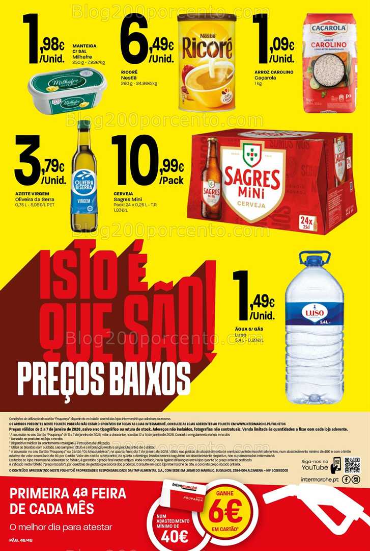 Antevisão Folheto INTERMARCHÉ Super Promoções de 2 a 7 janeiro
