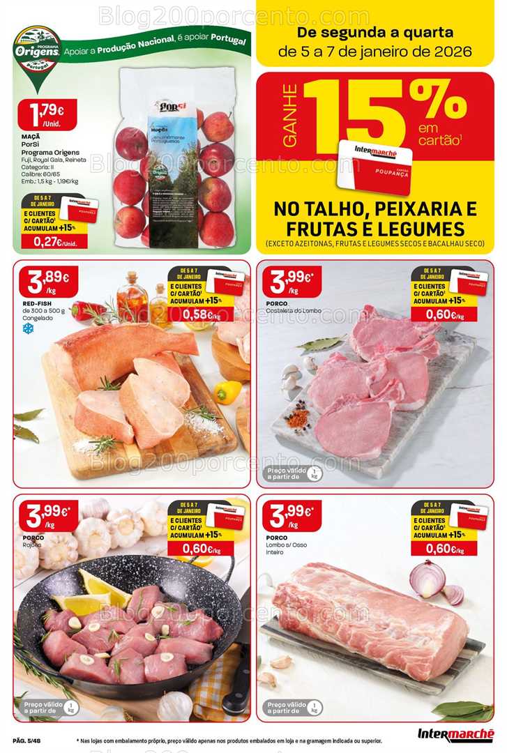 Antevisão Folheto INTERMARCHÉ Super Promoções de 2 a 7 janeiro