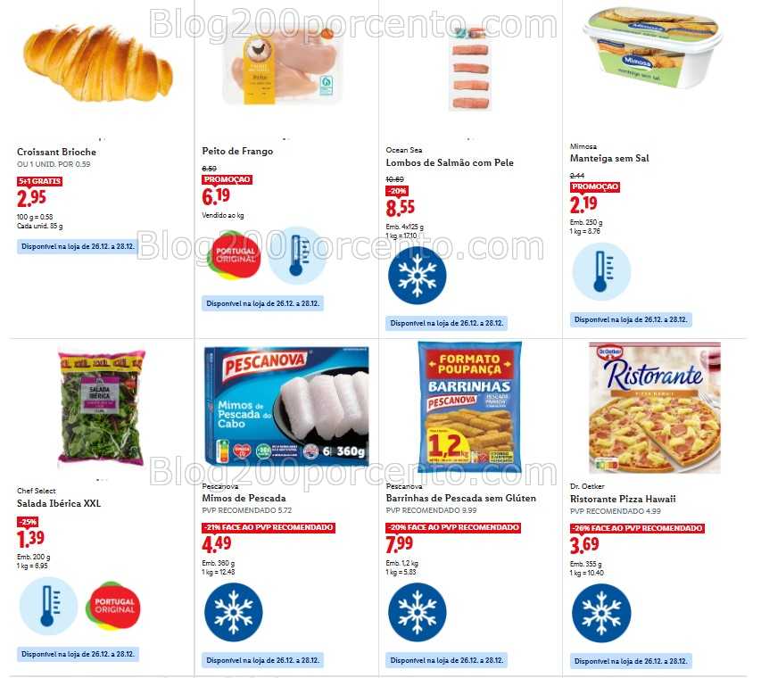 Antevisão Folheto LIDL Promoções de 22 a 28 dezembro