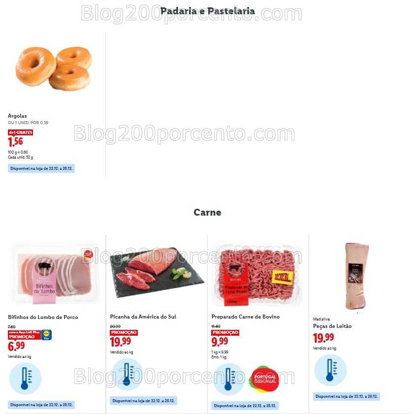 Antevisão Folheto LIDL Promoções de 22 a 28 dezembro