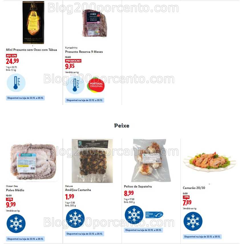 Antevisão Folheto LIDL Promoções de 22 a 28 dezembro
