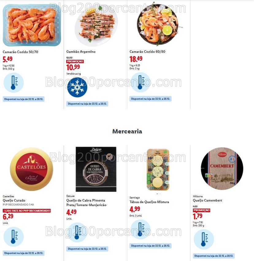 Antevisão Folheto LIDL Promoções de 22 a 28 dezembro