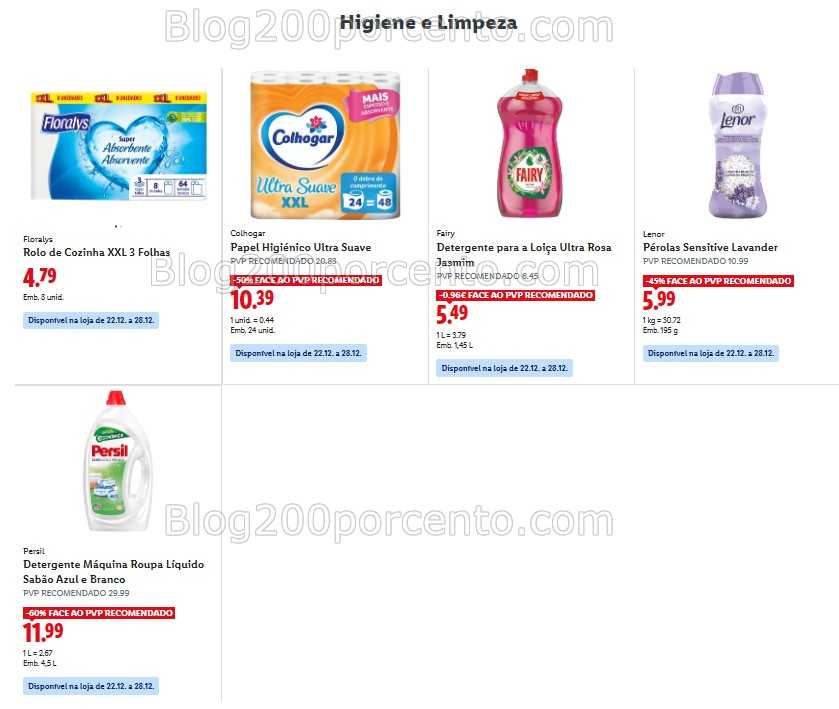 Antevisão Folheto LIDL Promoções de 22 a 28 dezembro