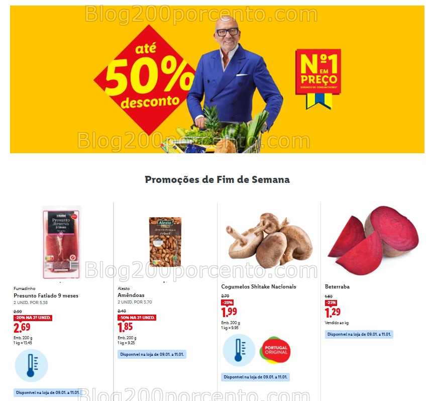 Antevisão Folheto LIDL Promoções de 5 a 11 janeiro