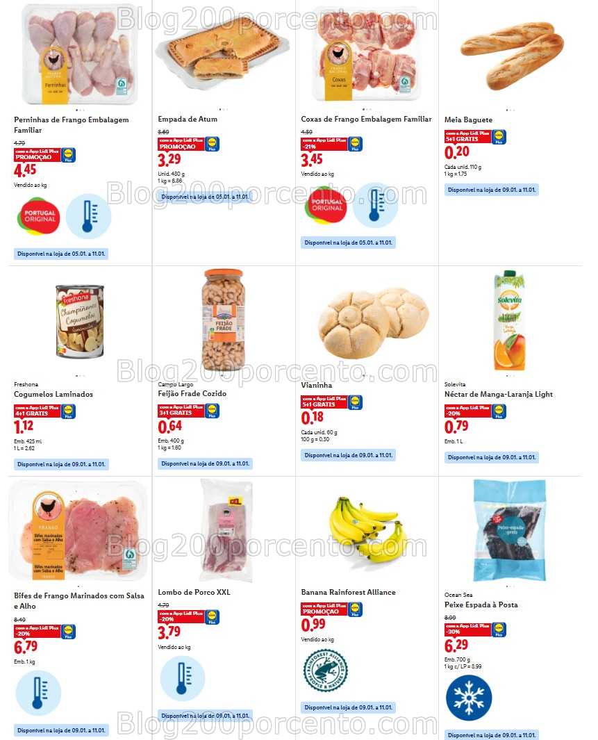Antevisão Folheto LIDL Promoções de 5 a 11 janeiro