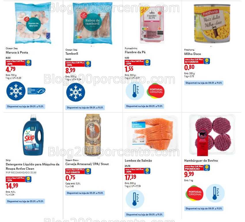 Antevisão Folheto LIDL Promoções de 5 a 11 janeiro