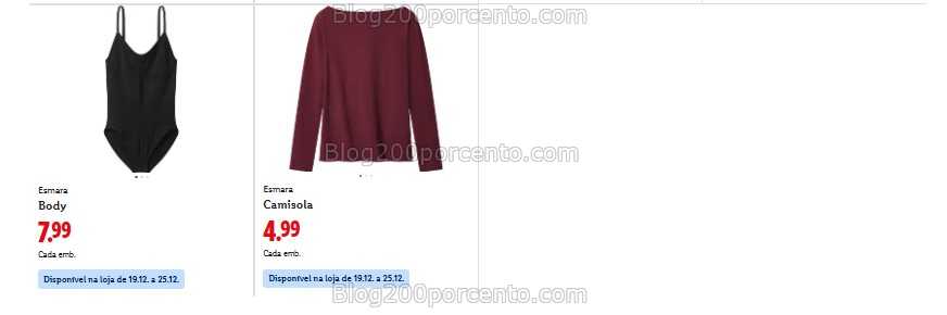 Antevisão Folheto LIDL Bazar Promoções de 15 a 25 dezembro