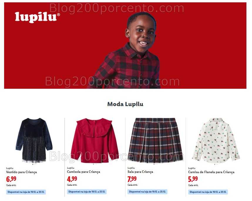 Antevisão Folheto LIDL Bazar Promoções de 15 a 25 dezembro