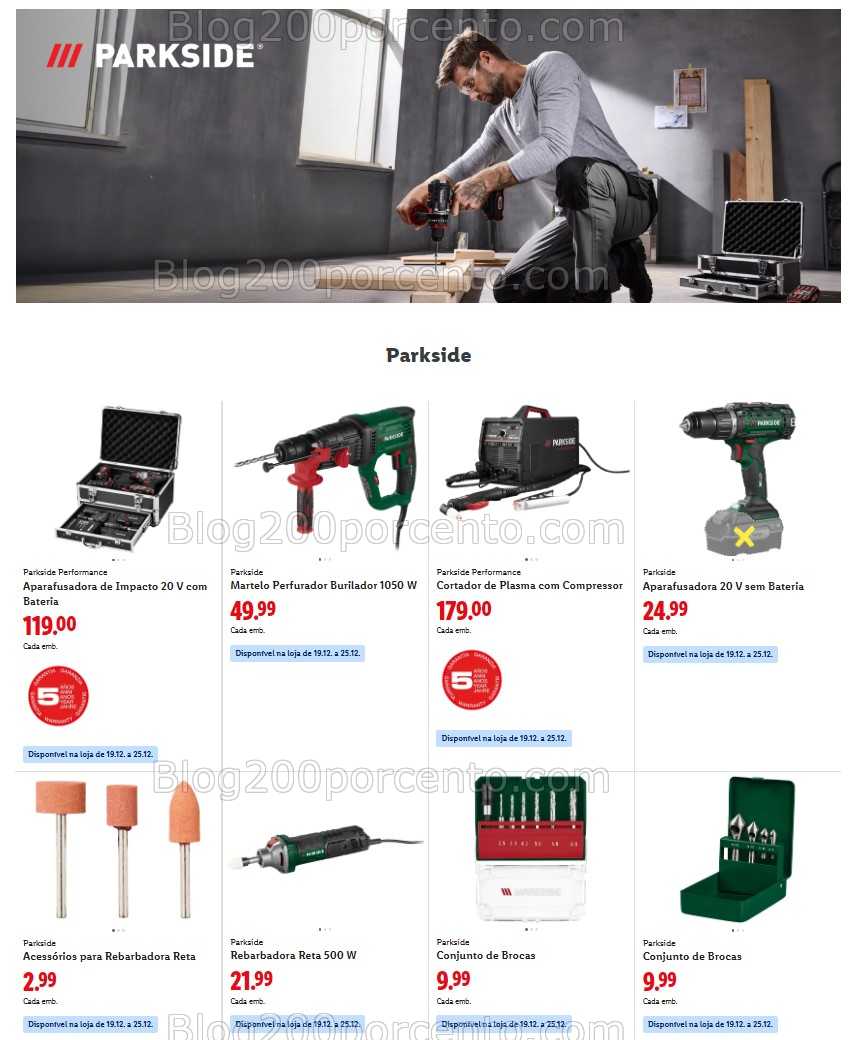 Antevisão Folheto LIDL Bazar Promoções de 15 a 25 dezembro