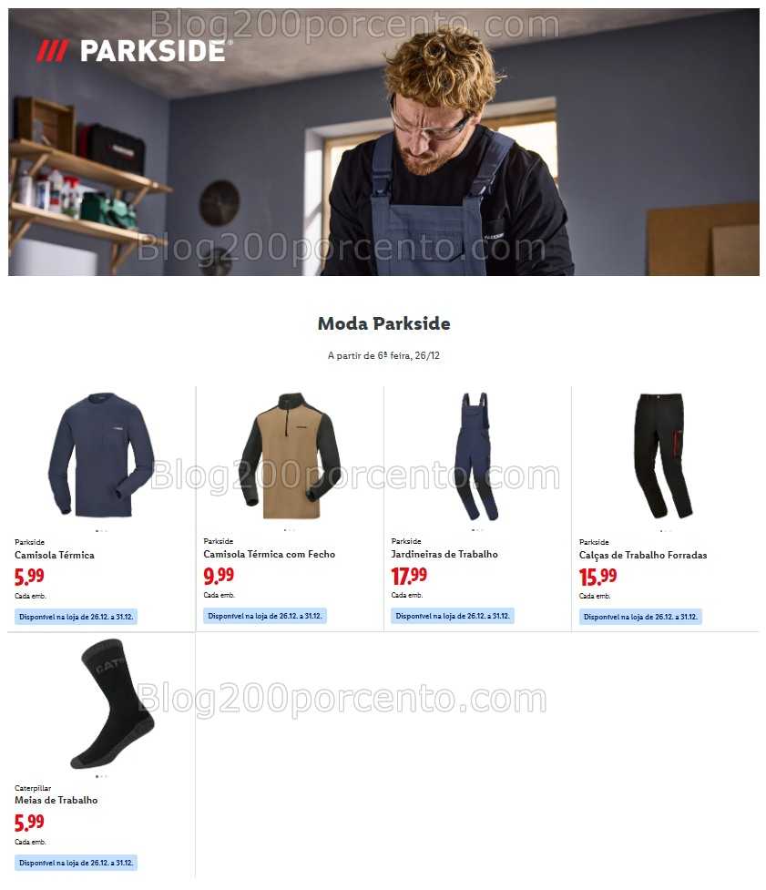 Antevisão Folheto LIDL Bazar Promoções de 26 a 31 dezembro