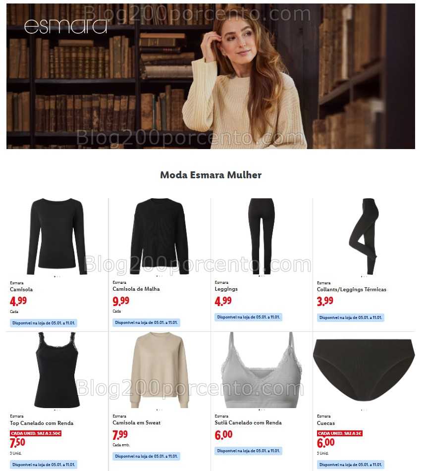 Antevisão Folheto LIDL Bazar Promoções de 5 a 11 janeiro