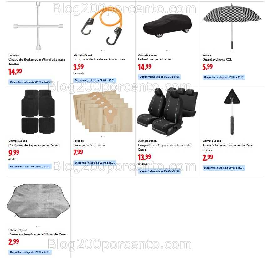 Antevisão Folheto LIDL Bazar Promoções de 5 a 11 janeiro