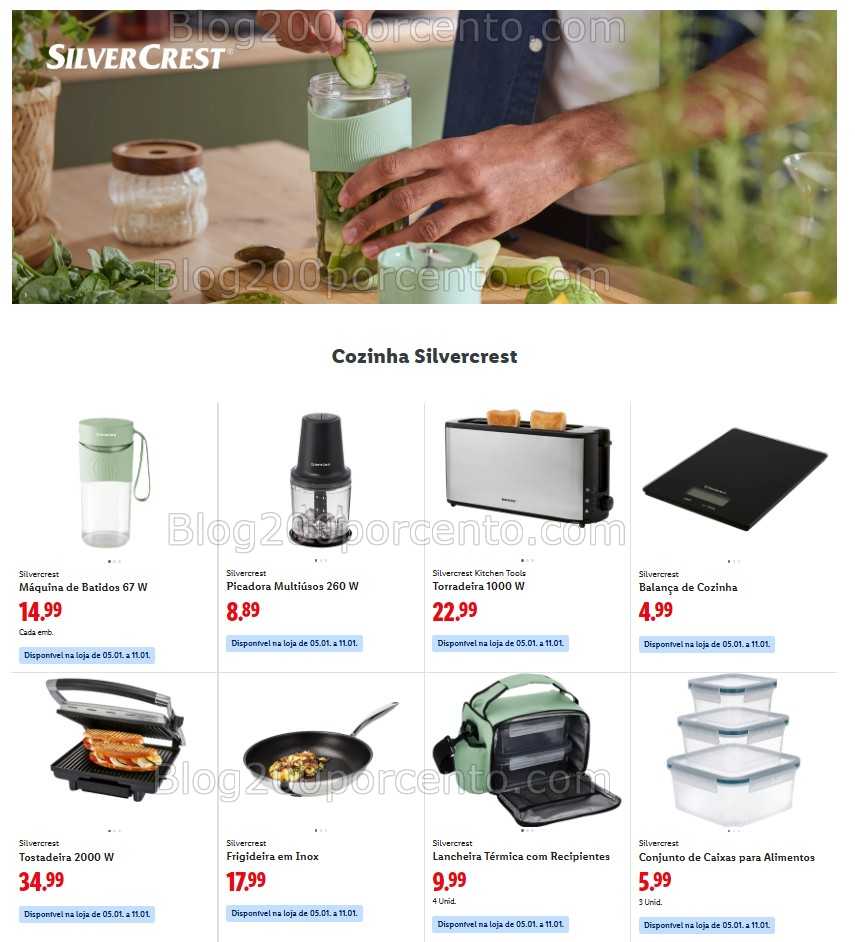 Antevisão Folheto LIDL Bazar Promoções de 5 a 11 janeiro