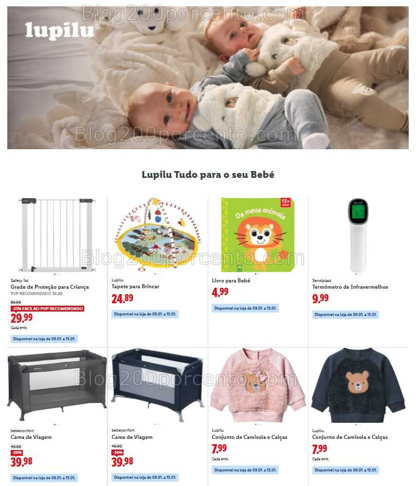 Antevisão Folheto LIDL Bazar Promoções de 5 a 11 janeiro