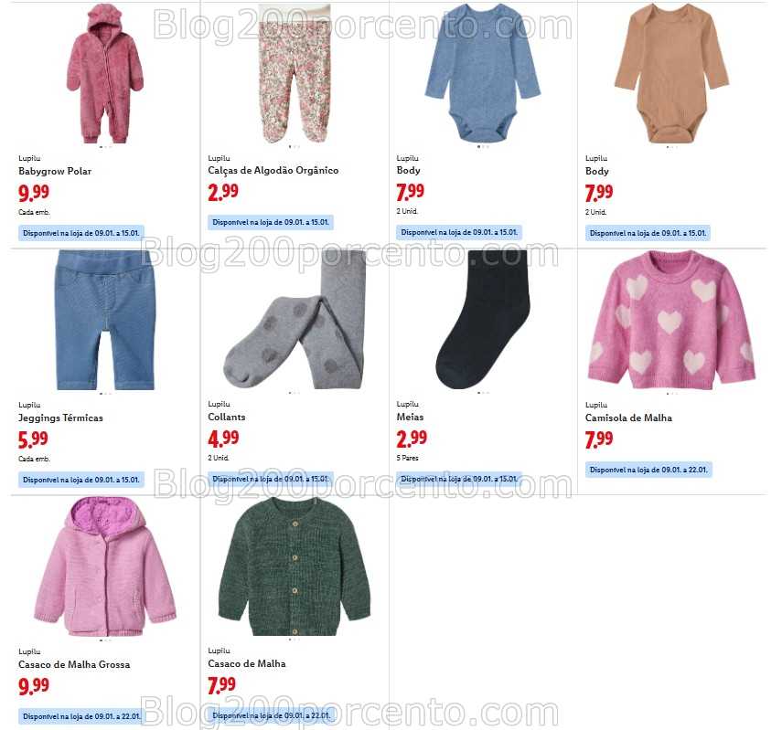 Antevisão Folheto LIDL Bazar Promoções de 5 a 11 janeiro