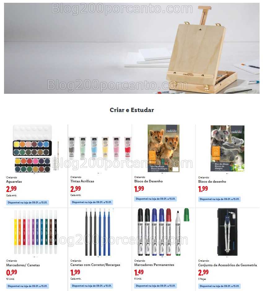 Antevisão Folheto LIDL Bazar Promoções de 5 a 11 janeiro