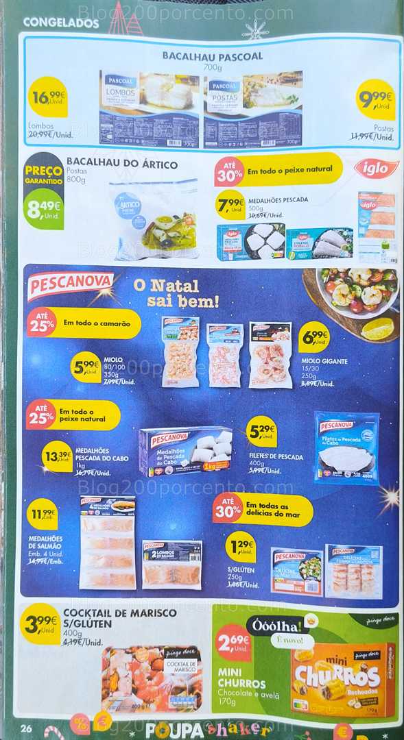 Antevisão Folheto PINGO DOCE Promoções de 16 a 26 dezembro
