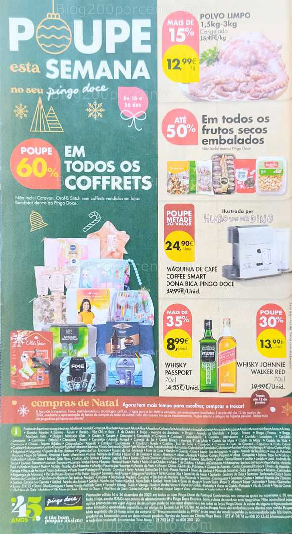 Antevisão Folheto PINGO DOCE Promoções de 16 a 26 dezembro