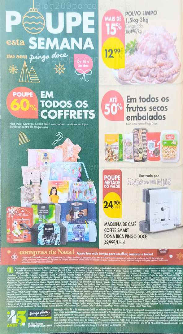 Antevisão Folheto PINGO DOCE Super Promoções de 16 a 26 dezembro