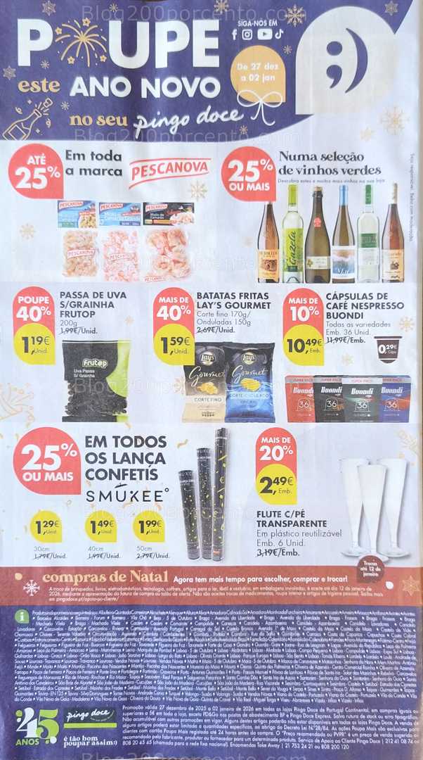 Antevisão Folheto PINGO DOCE Promoções 27 dezembro a 2 janeiro