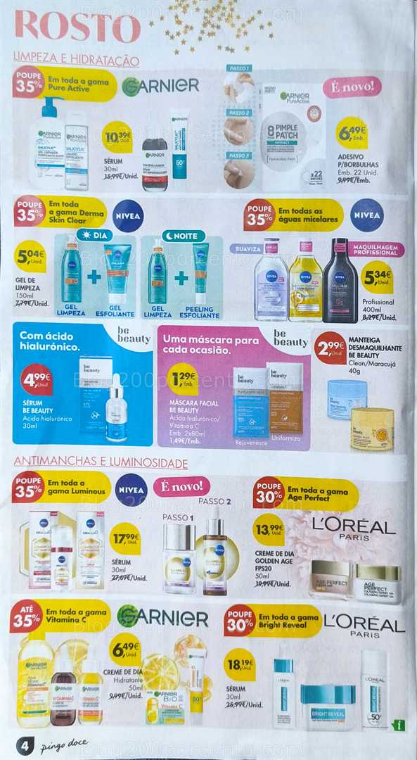 Antevisão Folheto PINGO DOCE Beleza Promoções de 16 dezembro a 5 janeiro