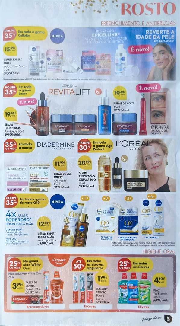 Antevisão Folheto PINGO DOCE Beleza Promoções de 16 dezembro a 5 janeiro