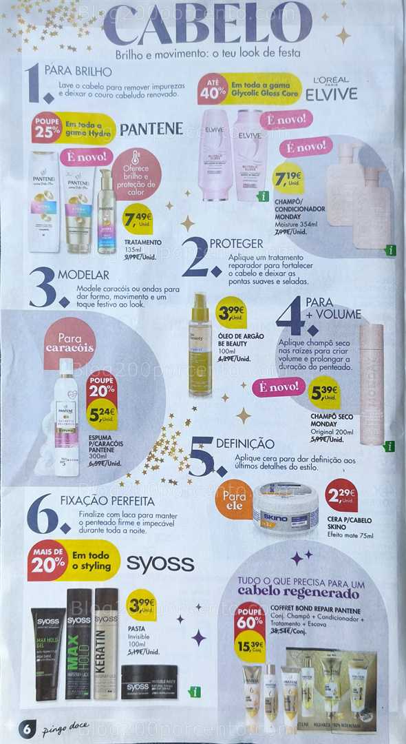 Antevisão Folheto PINGO DOCE Beleza Promoções de 16 dezembro a 5 janeiro