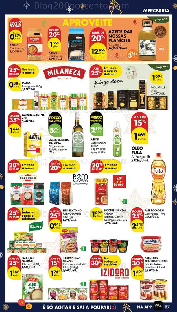 Antevisão Folheto PINGO DOCE Promoções de 30 a 31 dezembro