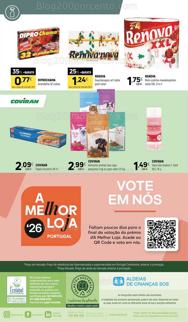 Antevisão Folheto COVIRAN Promoções de 16 a 31 dezembro