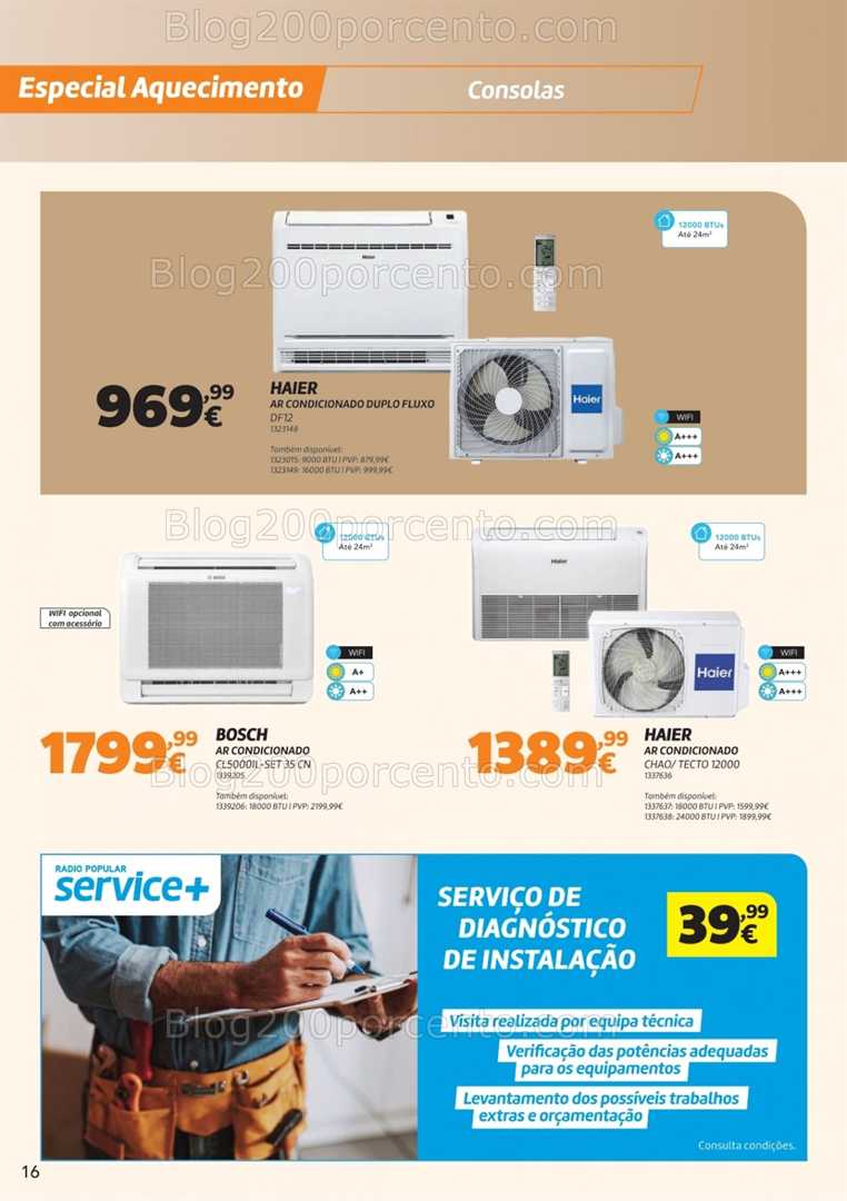 Antevisão Folheto RADIO POPULAR Aquecimento Promoções de 19 dezembro a 31 janeiro