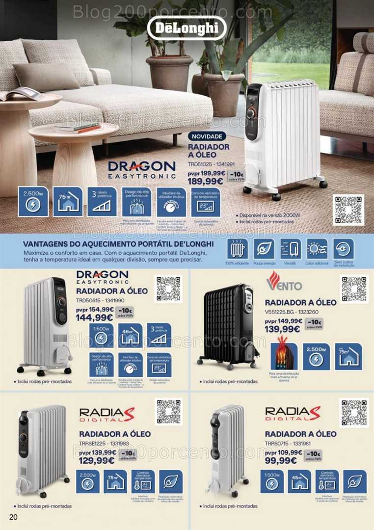 Antevisão Folheto RADIO POPULAR Aquecimento Promoções de 19 dezembro a 31 janeiro