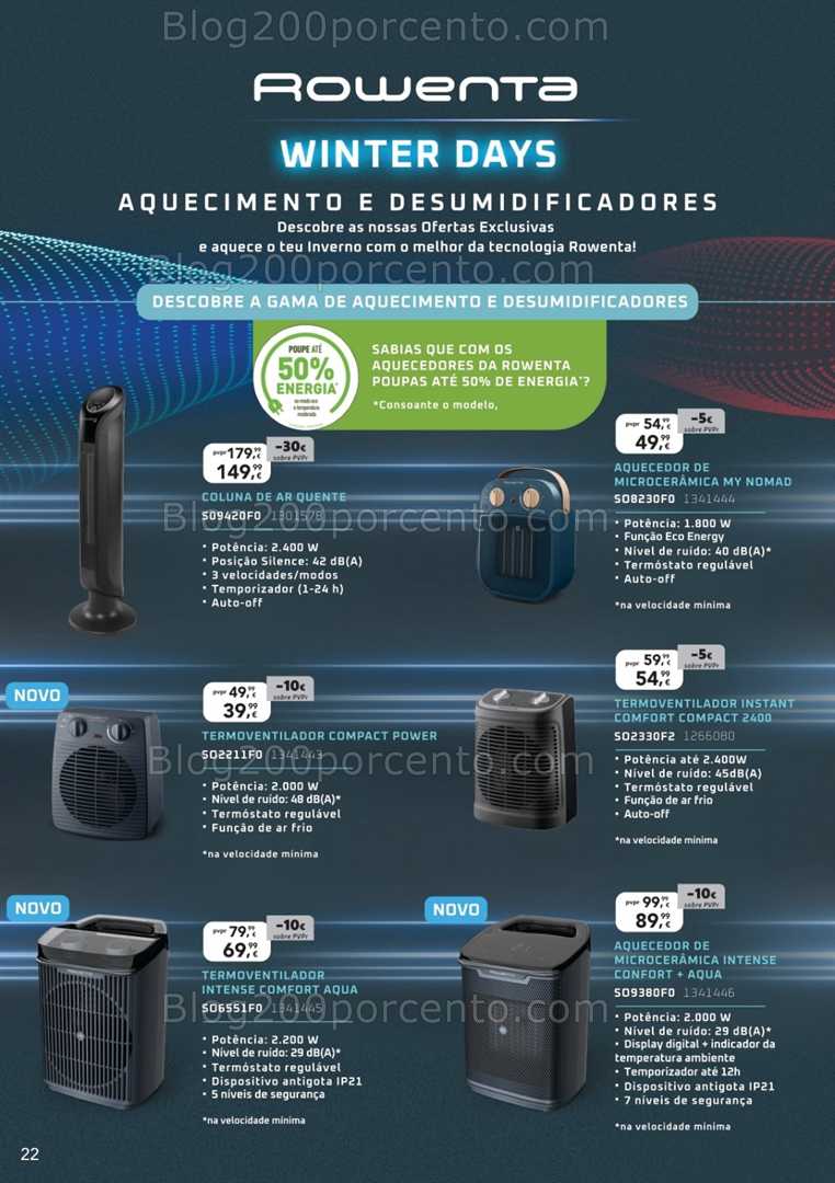 Antevisão Folheto RADIO POPULAR Aquecimento Promoções de 19 dezembro a 31 janeiro