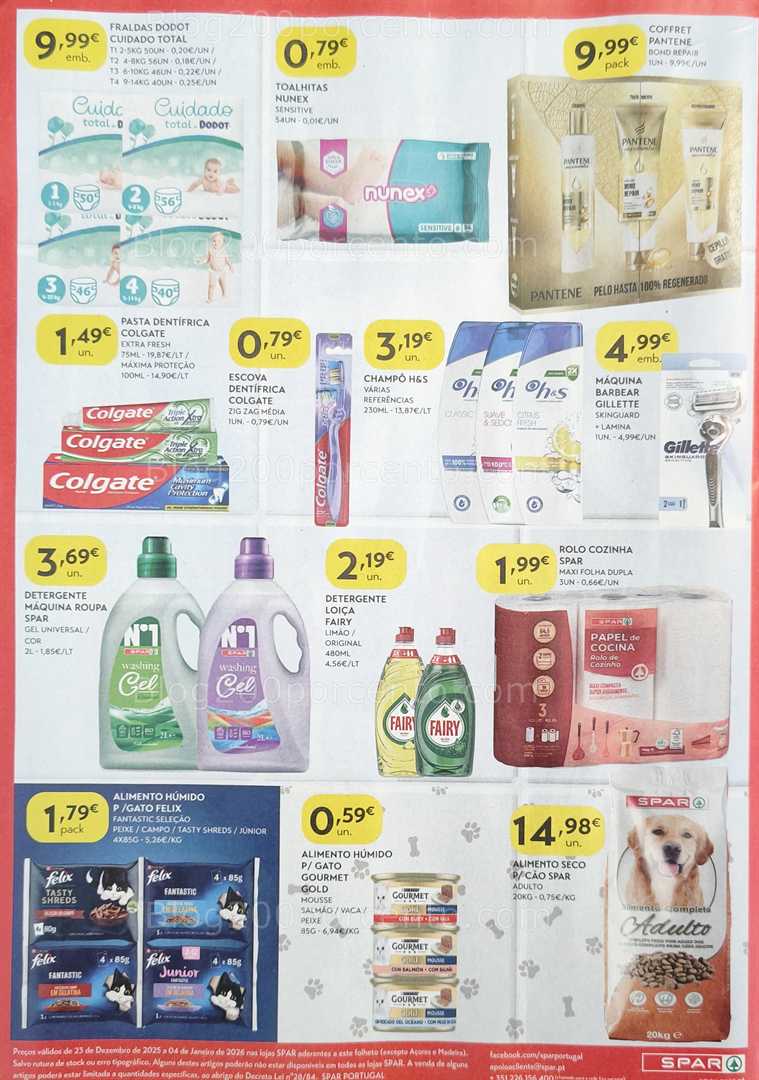 Antevisão Folheto SPAR Promoções de 23 dezembro a 4 janeiro