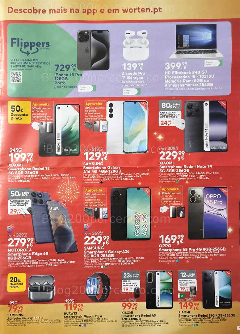 Antevisão Folheto WORTEN Promoções 26 dezembro a 5 janeiro