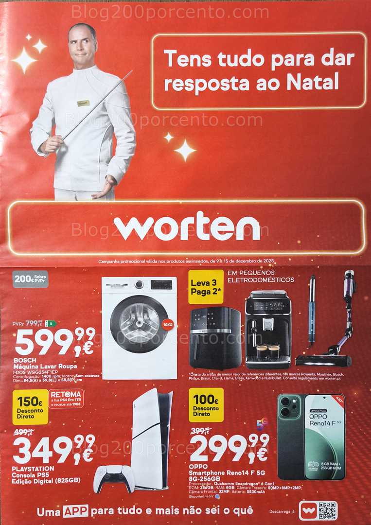 Antevisão Folheto WORTEN Natal Promoções até 15 dezembro