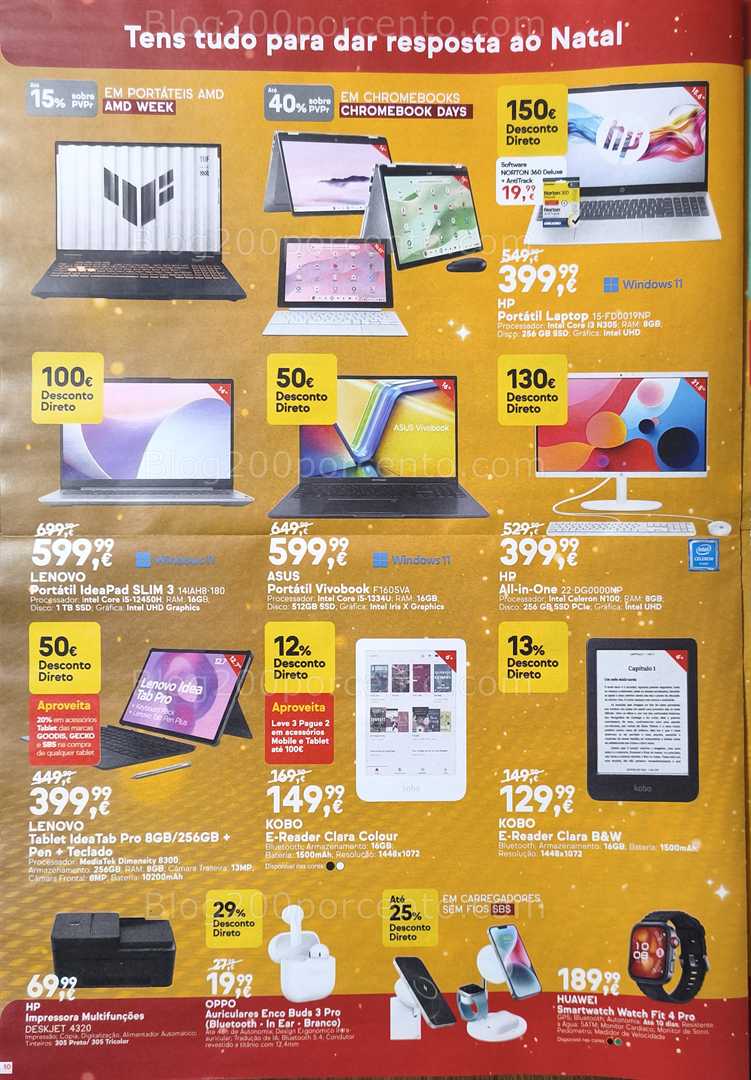 Antevisão Folheto WORTEN Natal Promoções até 15 dezembro