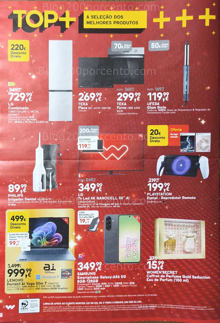 Antevisão Folheto WORTEN Natal Promoções até 15 dezembro