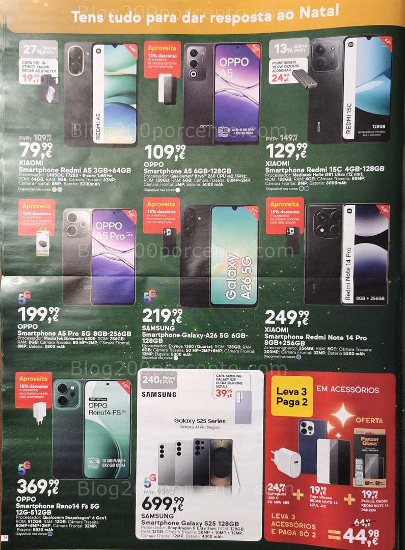 Antevisão Folheto WORTEN Natal Promoções até 25 dezembro